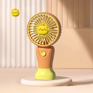Cücə Sarı Mini Sərinkeş Fan Dairə Başlıq CS1389 - Grido hədiyyə mağazası