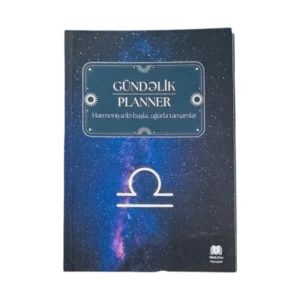 ♎ Tərəzi – Gündəlik Planner - Grido hədiyyə mağazası