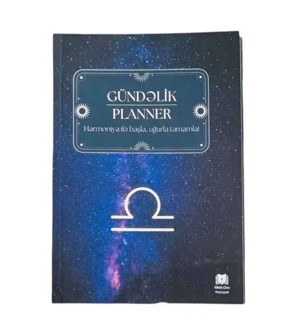 ♎ Tərəzi – Gündəlik Planner - Grido hədiyyə mağazası