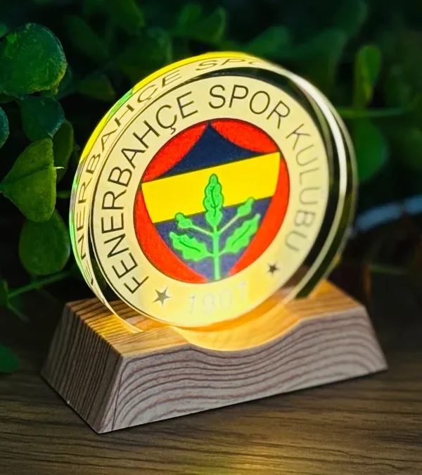 Fenerbahçe Loqolu LED Kürə İşıq - Grido hədiyyə mağazası
