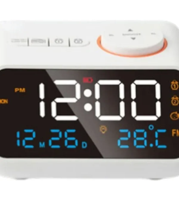 FM Radio Alarm Saatı (Temperatur və Rütubət Göstəricili) - Grido hədiyyə mağazası