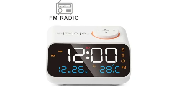 FM Radio Alarm Saatı (Temperatur və Rütubət Göstəricili) - Grido hədiyyə mağazası