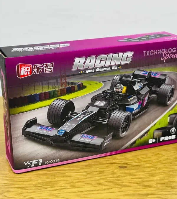Formula 1 Maşın Konstruksiya Seti (Qara-Pink Model F205) - Grido hədiyyə mağazası