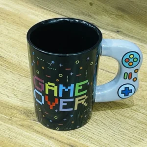 Game Over Dizaynlı Keramika Fincan - Grido hədiyyə mağazası