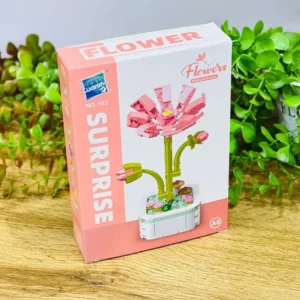 Gerbera Çiçəyi – Konstruksiya Seti 100+ Hissə 103-A8 - Grido hədiyyə mağazası