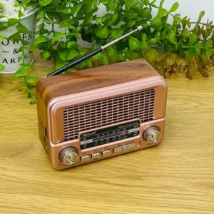 Golon Vintage Radio Mini Model Çəhrayı - Grido hədiyyə mağazası