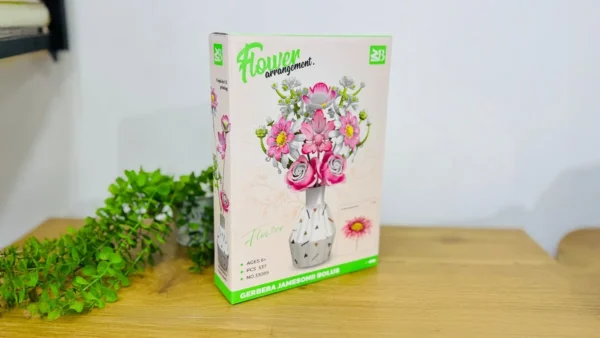 Gül Buketi Konstruksiya Seti – Gerbera (557 Hissə) - Grido hədiyyə mağazası