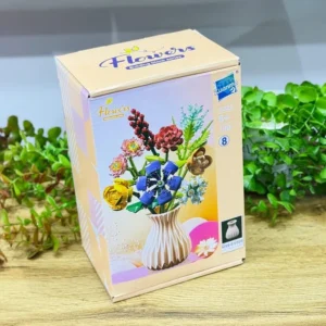 Gül Buketi və Vaza – Konstruksiya Seti 724 Hissə 109-8 - Grido hədiyyə mağazası