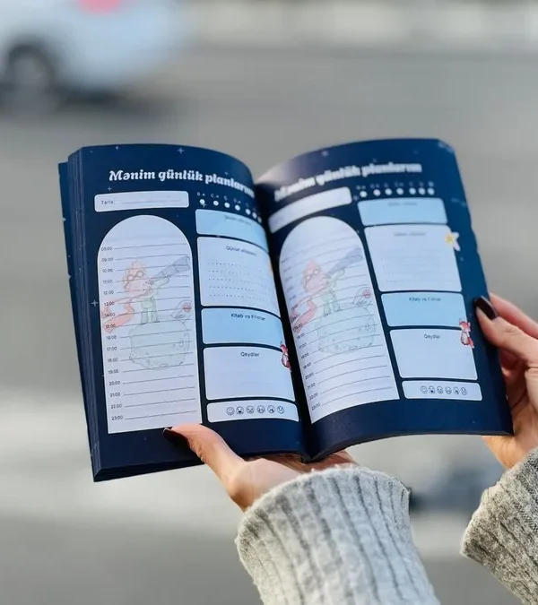 Gündəlik Planner – Balaca Şahzadə Dizayn (Little Prince, Klassik) - Grido hədiyyə mağazası