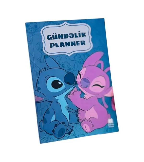 Gündəlik Planner – Stitch Dizayn (Sevimli, Cartoon) - Grido hədiyyə mağazası
