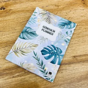 Gündəlik Planner Yaşıl Yarpaq-Azərbaycan Dilində - Grido hədiyyə mağazası