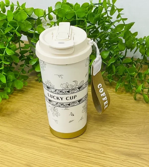Gündəlik Termos 520 Ml Qara Çiçək - Grido hədiyyə mağazası