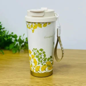 Gündəlik Termos 520 Ml Yaşıl-Sarı Çiçək - Grido hədiyyə mağazası