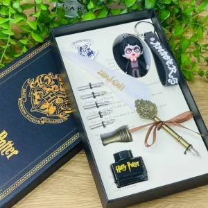 Harry Potter Breloklu Ağ Lələk Dəsti - Grido hədiyyə mağazası