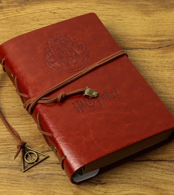 Harry Potter Dəri Qeyd Dəftəri Bordo - Grido hədiyyə mağazası