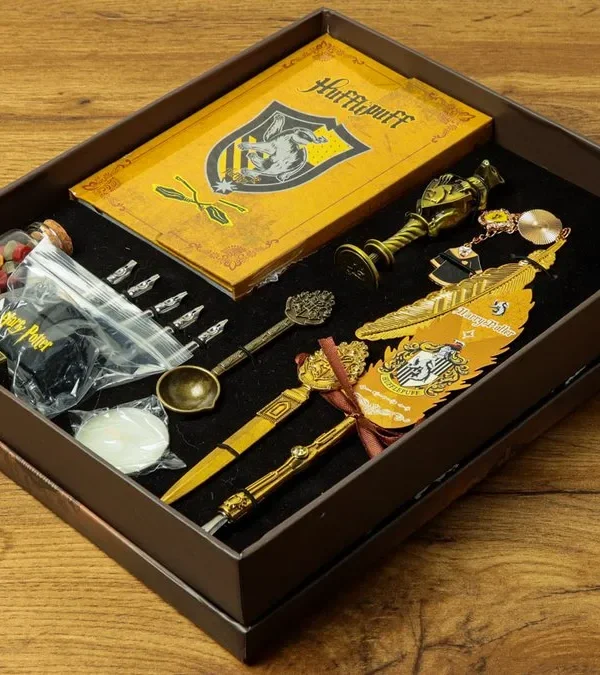 Harry Potter Hufflepuff Qələm və Dəftər Dəsti - Grido hədiyyə mağazası