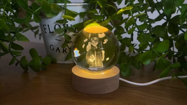 Harry Potter İşıqlı Kristal Kürə (Kiçik 5.5 x 7.5 sm) - Grido hədiyyə mağazası