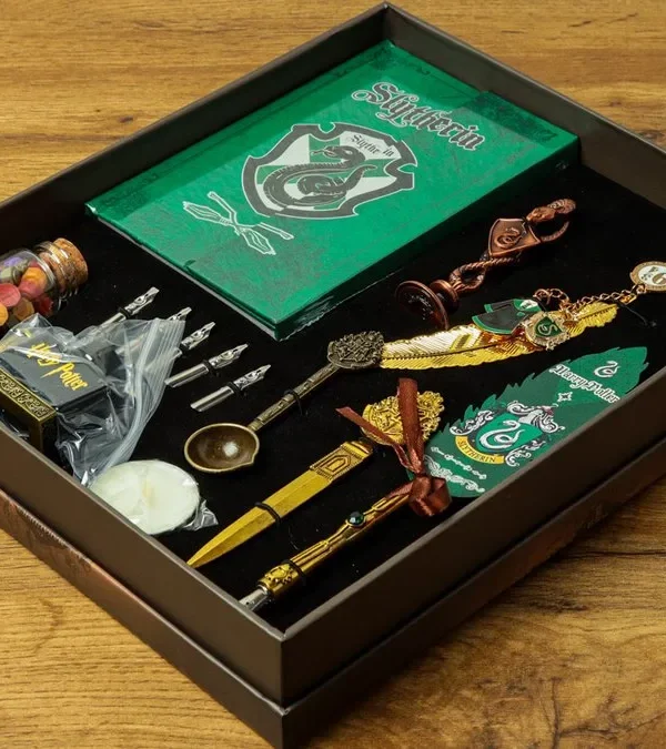 Harry Potter Slytherin Qələm və Dəftər Dəsti - Grido hədiyyə mağazası