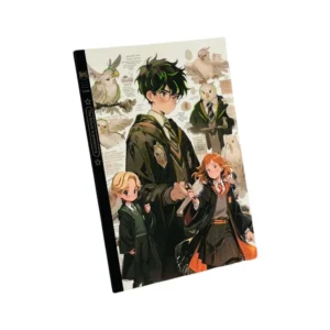Harry Potter Temalı Düz Xəttli Bloknot B5 Ağ✨🦉 - Grido hədiyyə mağazası
