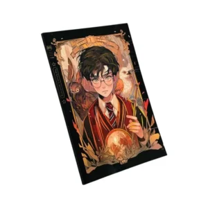 Harry Potter Temalı Düz Xəttli Bloknot B5 Qəhvəyi✨🦉 - Grido hədiyyə mağazası