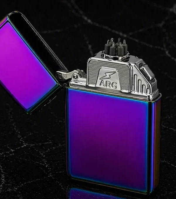 Hədiyyəlik Bənövşəyi 616 USB Şarjlı Elektron Alışqan , Küləyə Davamlı Metal Çaxmaq - Grido hədiyyə mağazası