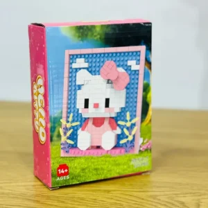 Hello Kitty Pixel Art Konstruksiya Seti (275 hissə) Çərçivə - Grido hədiyyə mağazası