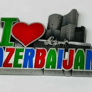 I Love Azerbaijan Dəmir Maqnit - Grido hədiyyə mağazası