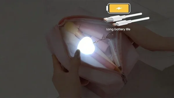 İşıqlı Ürək Charm Lampa 💖✨ - Grido hədiyyə mağazası