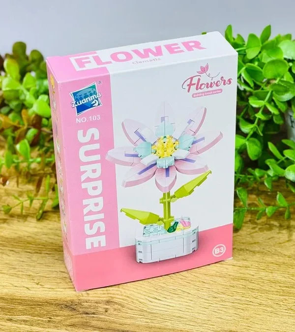 Klematis Çiçəyi – Konstruksiya Seti 100+ Hissə 103-B3 - Grido hədiyyə mağazası
