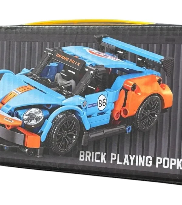 Konstruksiya Grand Prix Sport Avtomobil – Göy Model 303 Hissə🏎️🧩 - Grido hədiyyə mağazası