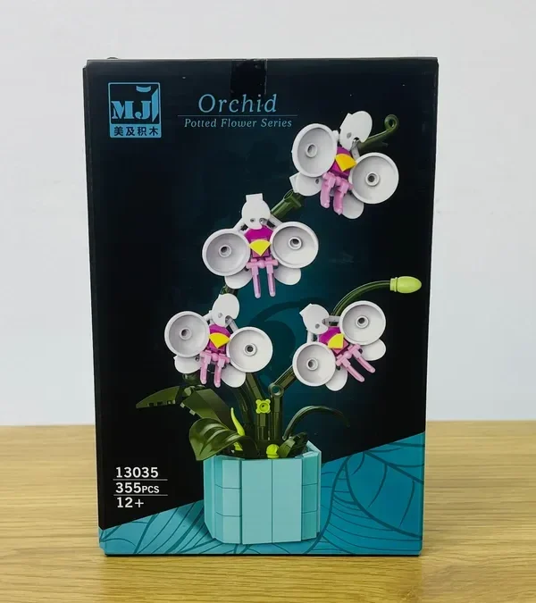 Konstruksiya Orxideya Çiçəyi 355 Hissə - Grido hədiyyə mağazası