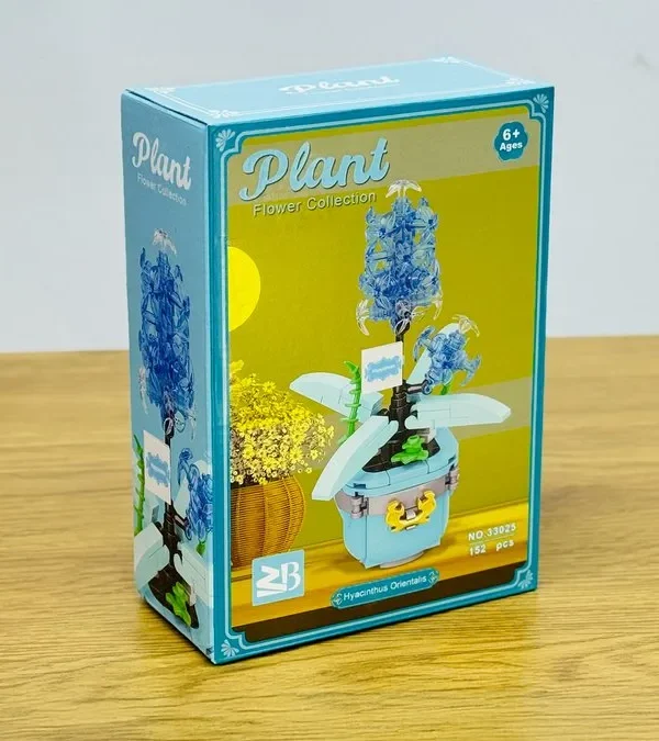 Konstruksiya Sümbül Gülü Dibçəkli Hyacinthus Orientalis (152 hissə) No 33025 - Grido hədiyyə mağazası