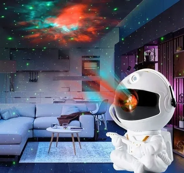 Kosmonavt Proyektor Lampa (Pultlu) – 14 sm - Grido hədiyyə mağazası