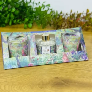 Lavender Vetiver Aromatik Şam Hədiyyə Dəsti - Grido hədiyyə mağazası