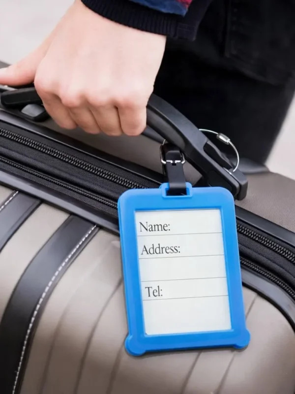"LETS GO"TRAVEL IS MY JOY"Sarı Çamadan Etiketi - Grido hədiyyə mağazası