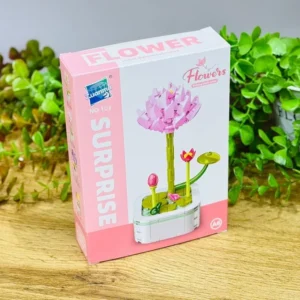 Lotus (Nilufər) Çiçəyi – Konstruksiya Seti 100+ Hissə - Grido hədiyyə mağazası