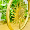 Luxury Dekor Günəş Fiquru Mərmər Altlıqlı - Grido hədiyyə mağazası