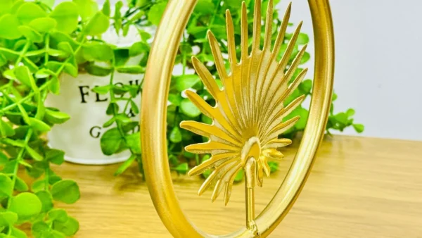 Luxury Dekor Günəş Fiquru Mərmər Altlıqlı - Grido hədiyyə mağazası
