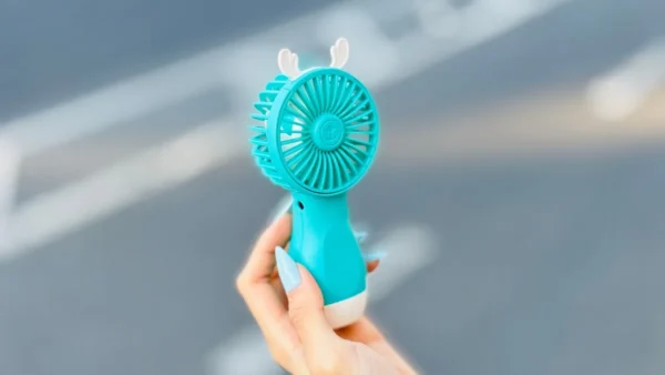 Maral Buynuzlu Əl Fanı Mavi Ventilator - Grido hədiyyə mağazası