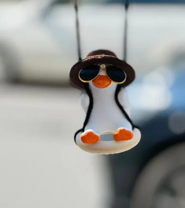 Maşın üçün Asılqanlı"Cool Duck"Dekor Ördək asılqan - Grido hədiyyə mağazası