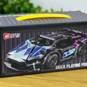 Mavi-Bənövşəyi Supercar Konstruksiya Dəsti - Grido hədiyyə mağazası