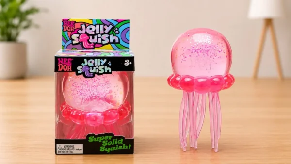 Meduza Squishy Çəhrayı Nee Doh Antistress Oyuncağı - Grido hədiyyə mağazası