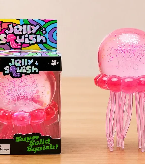 Meduza Squishy Çəhrayı Nee Doh Antistress Oyuncağı - Grido hədiyyə mağazası