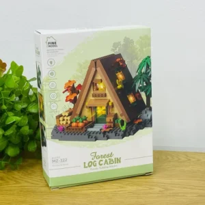Meşə Evi Konstruksiya Dəsti (Forest Log Cabin MZ 322) – 700+ hissə - Grido hədiyyə mağazası