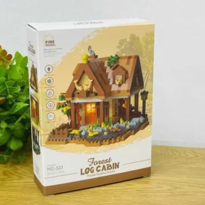 Meşə Evi Konstruksiya Dəsti (Forest Log Cabin MZ 323) – 700+ hissə - Grido hədiyyə mağazası