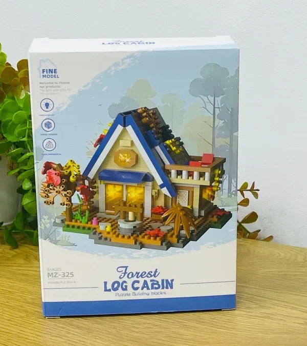 Meşə Evi Konstruksiya Dəsti (Forest Log Cabin MZ 325) – 700+ hissə - Grido hədiyyə mağazası