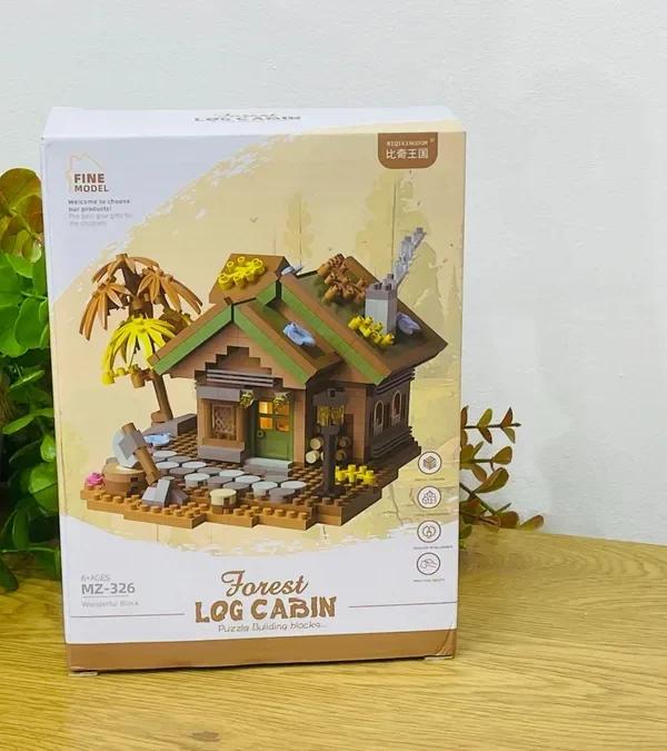 Meşə Evi Konstruksiya Dəsti (Forest Log Cabin MZ 326 ) – 700+ hissə - Grido hədiyyə mağazası