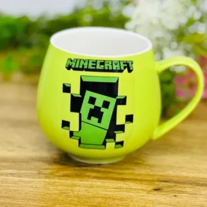 Minecraft Temalı Yaşıl Keramika Fincan ☕⛏️ - Grido hədiyyə mağazası