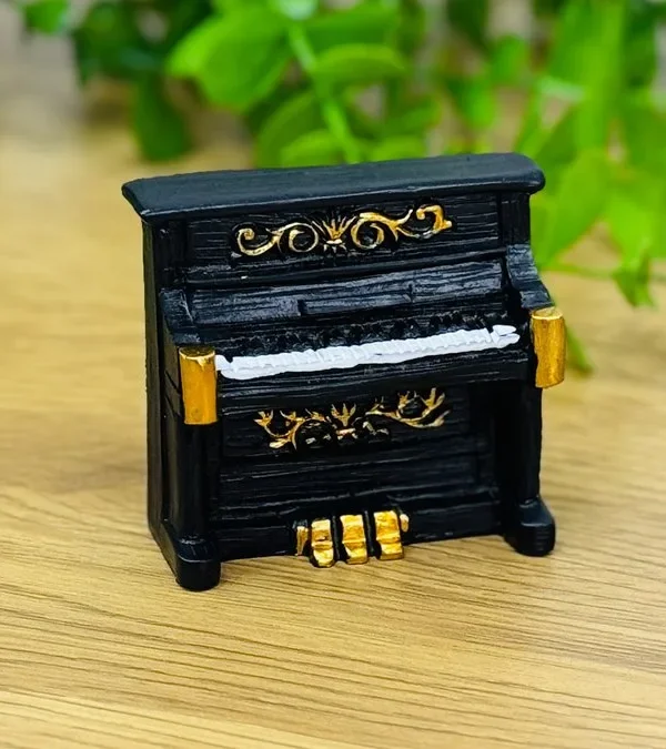 Mini Qara Piano Suvenir 6 x 6 Sm - Grido hədiyyə mağazası
