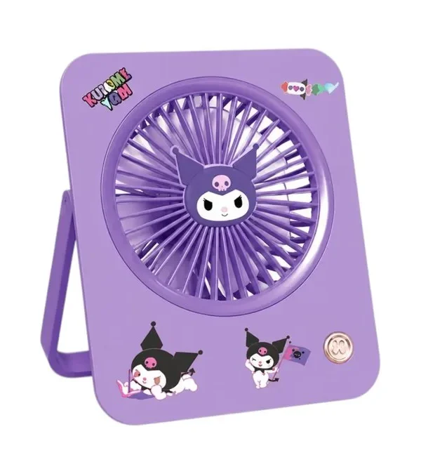 Minimal Mini Masaüstü Fan Bənövşəyi Kuromi XJD246 - Grido hədiyyə mağazası